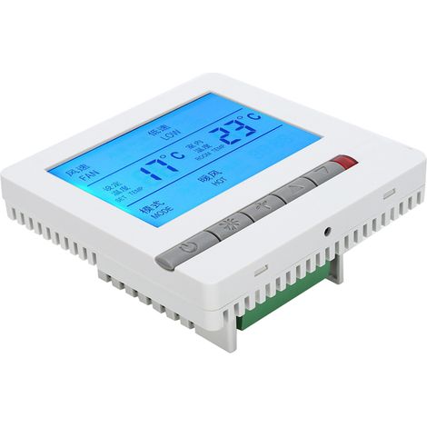 Intelligenter digitaler Thermostat für Klimaanlagen, LCD-Bildschirm, Temperaturregler AC 180–260 V, Wandregler (1/5)