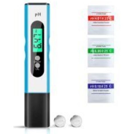 PH Mètre,Testeur PH Électronique,PH Mètre Électronique,Ecran LCD avec Rétro éclairage,Plage de Testeur de PH 0,00-14,00, PH Mètre Aquarium avec Auto-Calibration,pour Piscine, L'eau Potable (1/5)