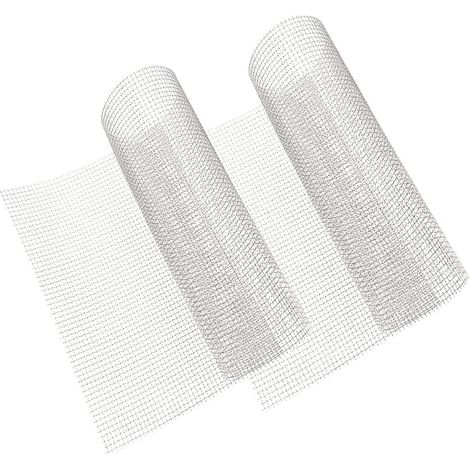 2 Pack Grille Maille Acier Inoxydable 304, Résistant Chaleur, Filtrage Cuisine Jardin, 30x30cm (1/5)