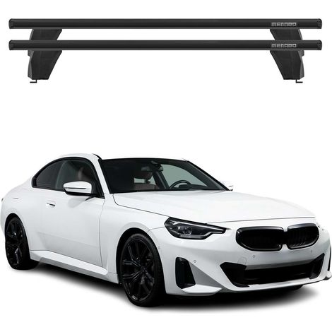 OMAC Dachträger Querträger Alu für BMW 3er G20 2019-2026 – Abschließbar – T-Nut – City-Crash-getestet – Max. 75 kg Schwarz (1/5)