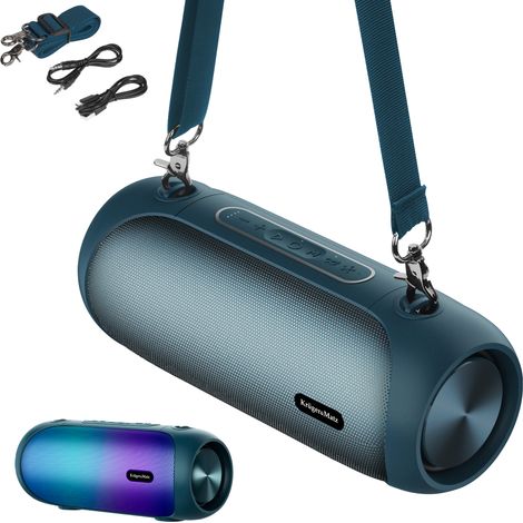 Altavoz Bluetooth IPX5 USB AUX 30W TWS Radio FM BT 5.0 Boombox Kruger&Matz