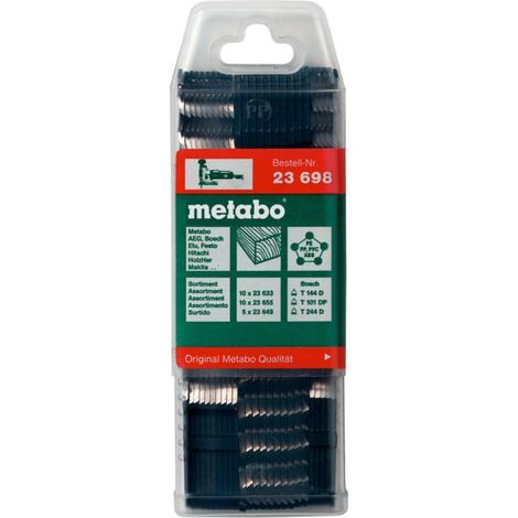 Metabo - Set 25 lames de scie sauteuse pour le bois 623698000