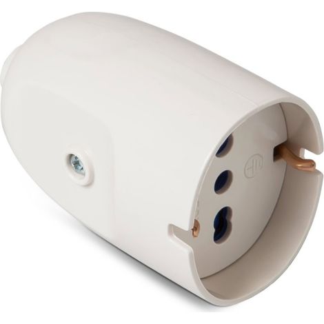 Presa Volante P40 16A 2P+T Bianca (Master Cod. 05541)