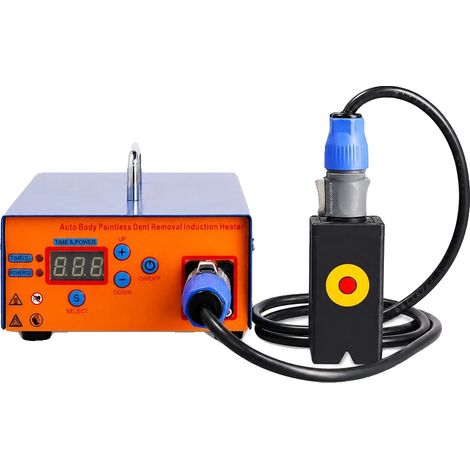 Chauffage par induction automobile, puissance de 1,38 kW, système de contrôle numérique, adapté pour l'acier, répare les petites bosses, fonctionnement convivial (1/5)