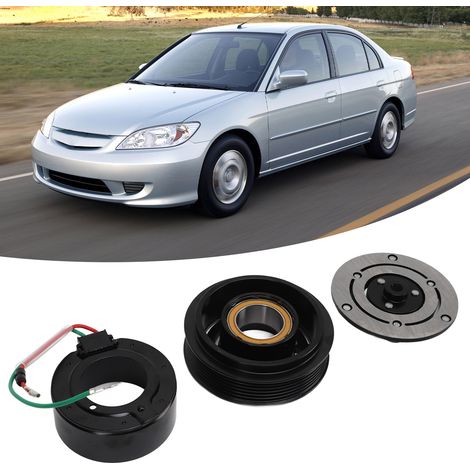 L'embrayage électromagnétique pour compresseur de climatisation automobile convient à la Honda Civic 1.7 L 2001-2005 (numéro de pièce : LR-MC190) (surpoids). (1/5)