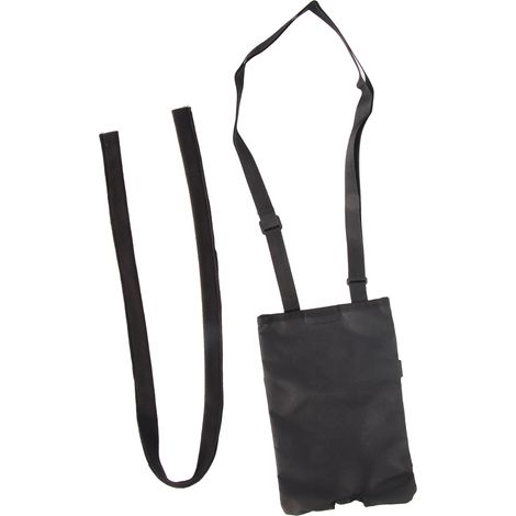 Support de poche de recueil d'urine étanche avec sangle ajustable et cache-tuyau, noir, 2000 ml (1/5)
