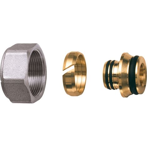 6055 - Kit per tubi MULTISTRATO, con calotta cromata - Misura 20x2 6055 80204 (1/3)