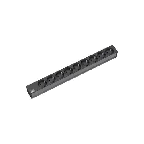 Bachmann 19" 1HE 9xCEE7/3 sw Strom 2,0m CEE7/7 333.506 (1/2)