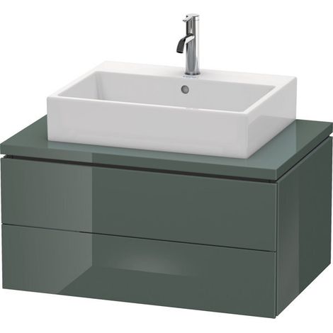 DU WTU für Konsole L-Cube 400x820x547mm 2 Schubkästen, Dolomiti Grey Hochglanz (1/5)