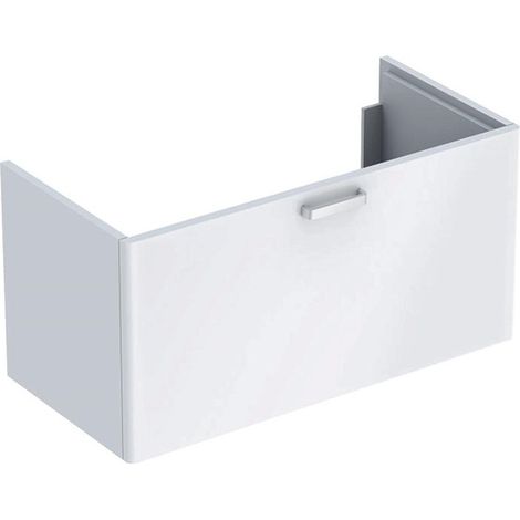 Mueble bajo lavabo RENOVA PLAN 930x463x445mm Ko blanco Frente blanco brillo