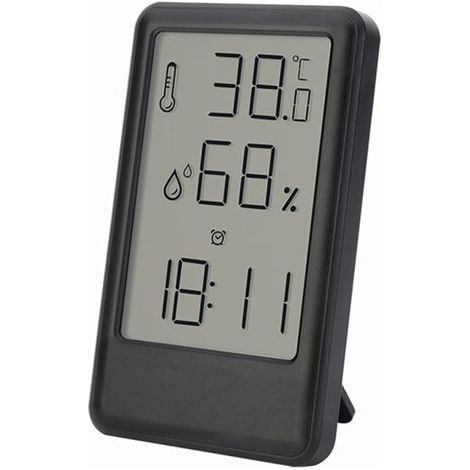 Digitales Thermometer-Hygrometer Klimamonitor für Innen und Außenbereich Umgebungsüberwachung für Zuhause Duales Display für Innen und (1/5)