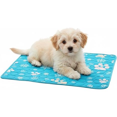 Alfombrilla refrescante grande para perros, modelo 2026 - Autoenfriable para perros y gatos - Portátil y lavable - Alfombrilla de verano para interiores, exteriores y perreras. (1/5)