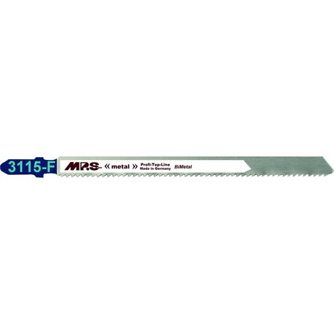 Lame de scie sauteuse de marque MPS 3115-F, compatible avec les lames de scie de 5 mm d'épaisseur.
