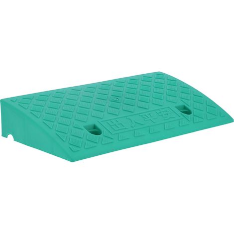 9 cm dicke, tragbare Bordsteinrampe aus Kunststoff für Einfahrten, Autozubehör, Grün (1/5)