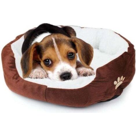 BUNTHAUS PA Tapis de Nid Doux en Laine Imprimé Pattes Confortable pour Chien Chat Chiot Chat (1/4)