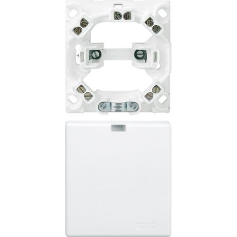 Boîte de raccordement four, encastrée +apparente Merten blanc polaire