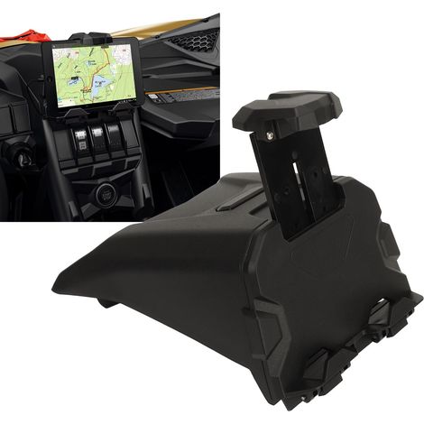 Tablet-/Smartphone-Halterung mit Ablage und Ständer, Zubehör für Can-Am Maverick X3 2017-2023 715002874 (1/5)