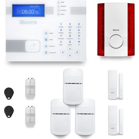 Alarme maison sans fil SHBi27 GSM/IP (1/4)