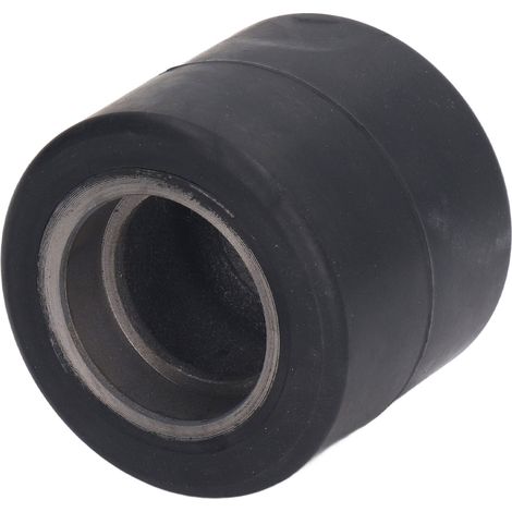 Roue de camion 80 x 70 mm en acier inoxydable et caoutchouc anti-rayures, compatible avec les roulements 6024. (1/5)