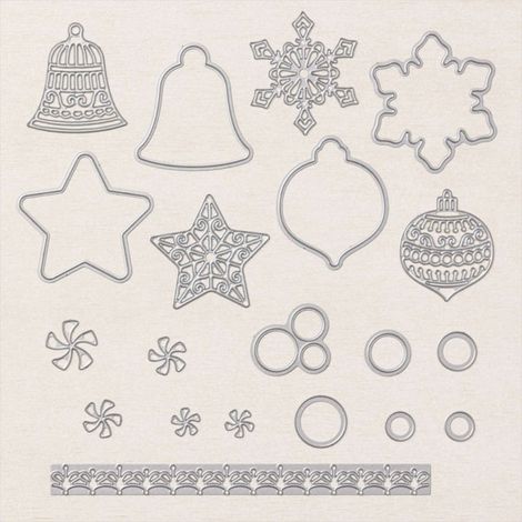 Matrices de découpe en métal pour le scrapbooking et la création de cartes de Noël à faire soi-même, avec pochoir à gaufrer et décoration photo.