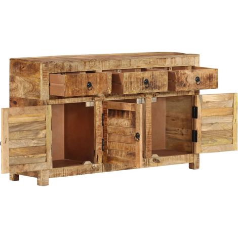 Maison Exclusive - Credenza 110x30x65 cm in Legno Massello di Mango (1/5)