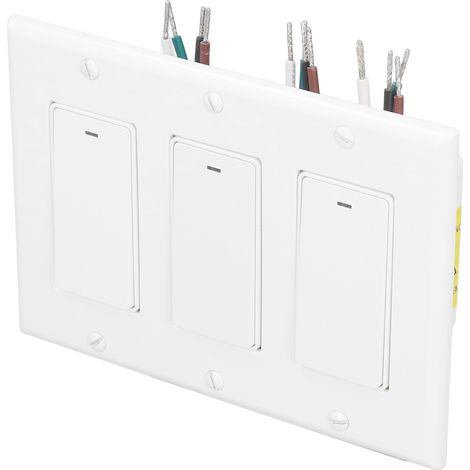 Interrupteur Intelligent WiFi 3 Voies avec Contrôle Vocal Alexa Google Home pour Éclairage (1/5)