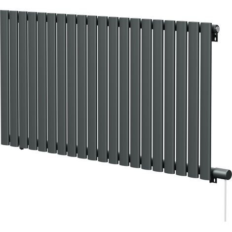 Boone Anthracite 600mm x 1200mm Horizontal Electric Single Panel Radiator (1/5)