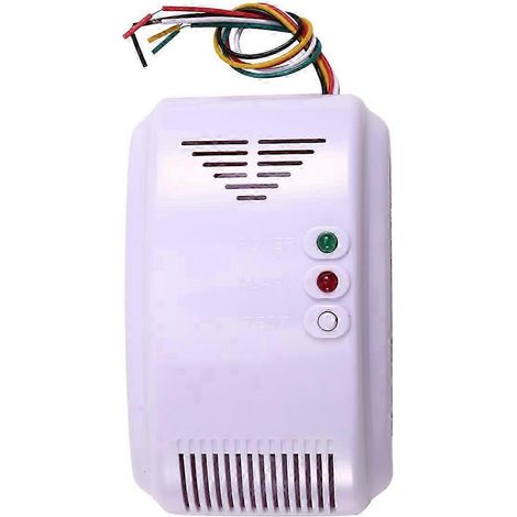 Détecteur de fuites de gaz 12 V pour caméra de camping-car, étanche, avec LED clignotante et signal sonore, compatible GPL, propane et butane. (1/5)