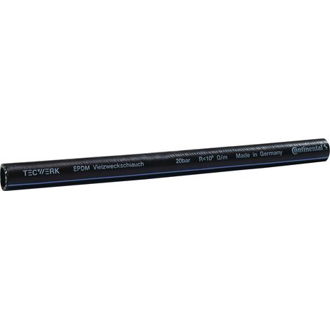 EPDM Tuyau industriel et polyvalent L.40m DI 19mm DE 28mm TECWERK (1/3)