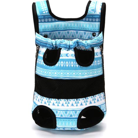 Pet Carrier Sac À Dos Réglable Pet Avant Sac À Dos Jambes Out Pet Sac À Dos Transporteur pour Moyen Grand Chiens Chats Pet Poitrine Sac