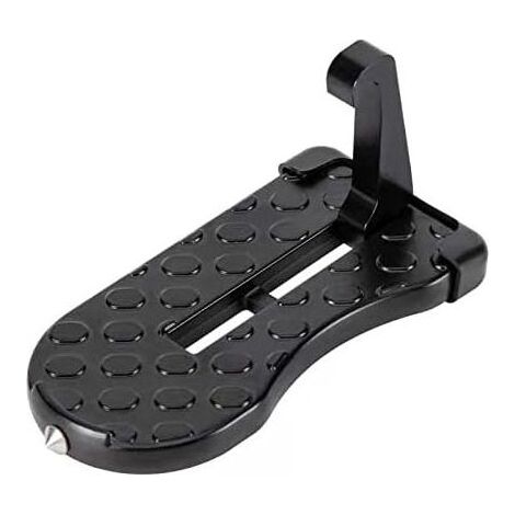Pédale de voiture pliable, marchepied universel, pédale à crochet de verrouillage de porte de voiture, pédale auxiliaire avec marteau de sécurité (16 x 7,5 cm) (1/4)
