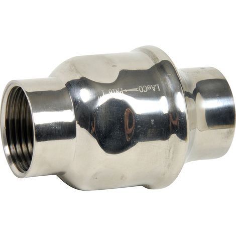 Clapet de non retour simple guidage inox 316 Femelle BSP - Série 326 26x34