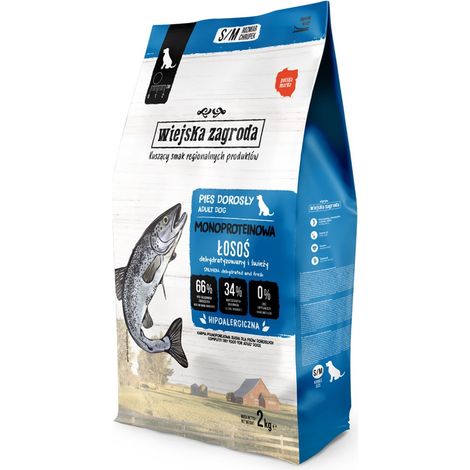 Croquettes pour chien Rural Farm Monoprotein Salmon - 2 kg (1/3)