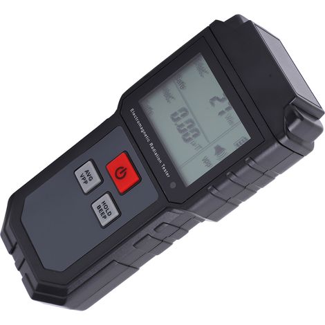 Détecteur de rayonnement électromagnétique ET825, plage 1V/m à 1999V/m et 0,01μT à 99,99μT, écran LCD haute précision, appareil de mesure des champs électromagnétiques (1/5)