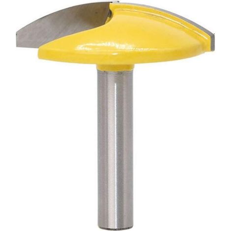 Jusch – Fraise à mouler courbée 8mm – Carbure C3 micro-grain – Profondeur de coupe 9,5mm – Pour bois dur et tendre – Outils professionnels (1/3)