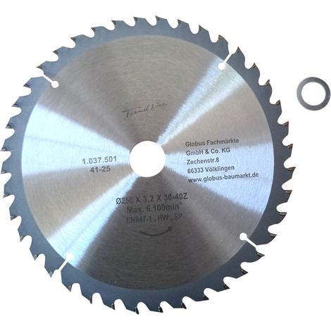 TrendLine Kreissägeblatt Ø 250 mm Bohrung Ø 30 mm Kreissägeblatt (1/2)