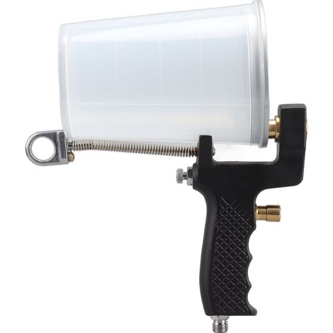 Pistolet à peinture pour gelcoat, en acier allié, portable, avec godet à peinture pour résine et buse FN5 5/32 po, godet grande capacité. (1/5)