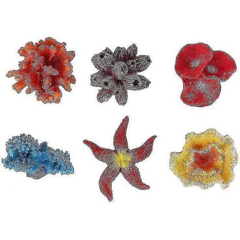 6 pièces de décoration pour aquarium (1/5)