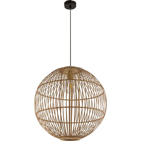 Suspension boule en bambou grand modèle HILDEGARD (1/5)
