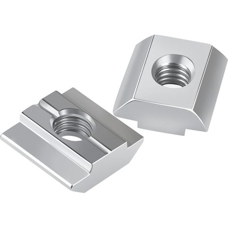Ecrous en T Coulissant M6 Série 3030 Écrous Coulissants Écrous T Nuts en Acier Carbone pour Profilé Aluminium 36 Pièces (EU30-M6) (1/5)