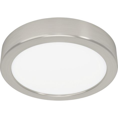 Eglo LED Deckenleuchte Fueva 6 nickel matt Ø 17 x 3 cm warmweiß-kaltweiß