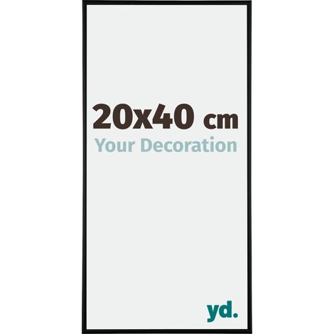 yd. - Cadre photo 20x40 - Noir Mat - Aluminium - Kent