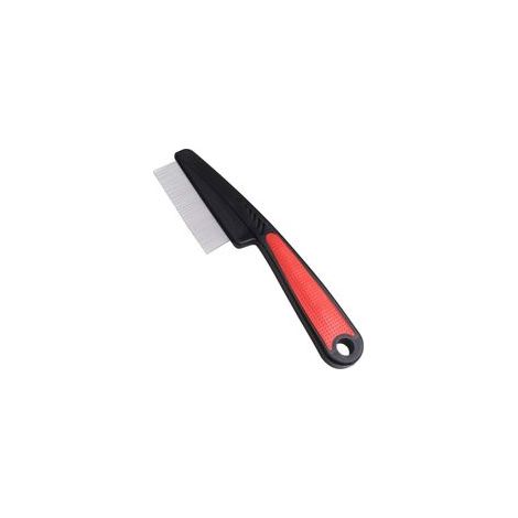Peigne Chat, Peigne pour Animaux Anti Poux Brosse Chien Métal Extra Fine Peigne d'Élimination des Poux avec Poignée Plastique pour Chaton Chiot Animaux de Compagnie (1/5)