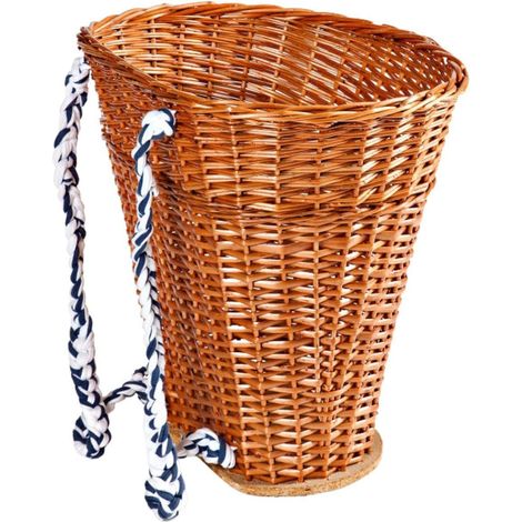 Gerla in vimini rosso, H40 cm