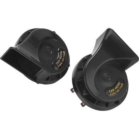 Klaxon électrique universel 12V 115DB, type escargot, compatible avec voitures, motos et bateaux. (1/5)