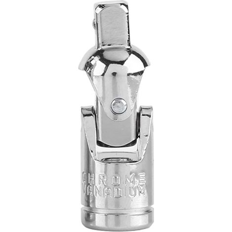 Adaptateur de barre d'extension flexible pivotante à joint universel en acier au chrome-vanadium (1/4") (1/5)