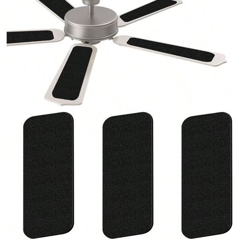 Filtres pour ventilateur de plafond au charbon de noix de coco activé, filtres universels autocollants faciles pour salon, chambre, cuisine, bureau, 5PCS (1/5)