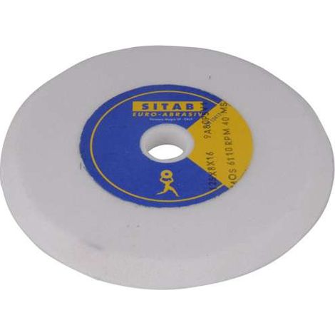 Mola Abrasiva 125X10 F.16,0 Gr 80 Smusso     Sitab (1/2)