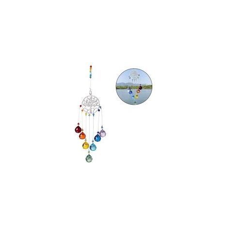 Attrape-soleil suspendu en cristal coloré, prisme décoratif pour maison –
