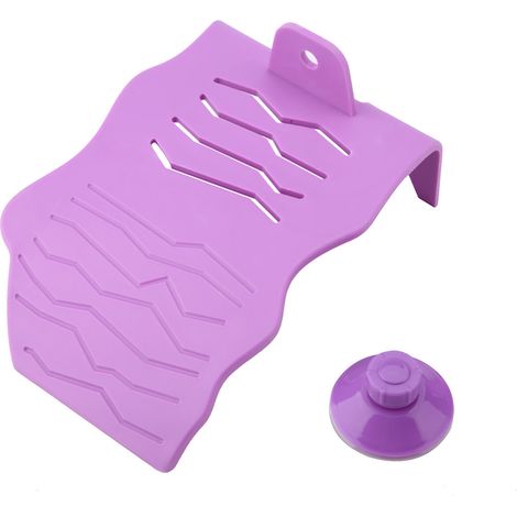 Plate-forme de baignade en plastique pour tortues, aquarium, escalade, île flottante (violet, S) (1/5)